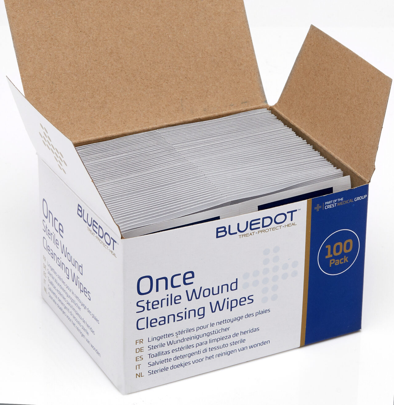 Alcohol-free Cleansing Wipes Box of 100 - Image 2